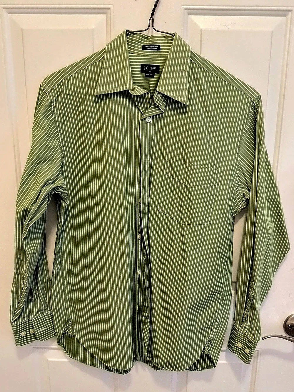 J.Crew Men's Striped Cotton Shirt Size Small